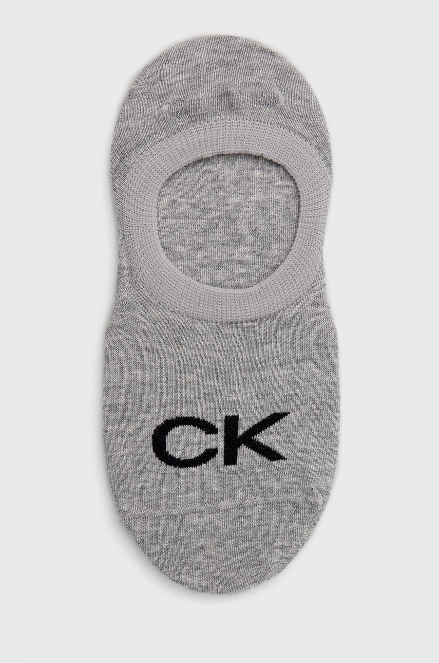 

Чорапи Calvin Klein дамски в сиво 701218773, Сив
