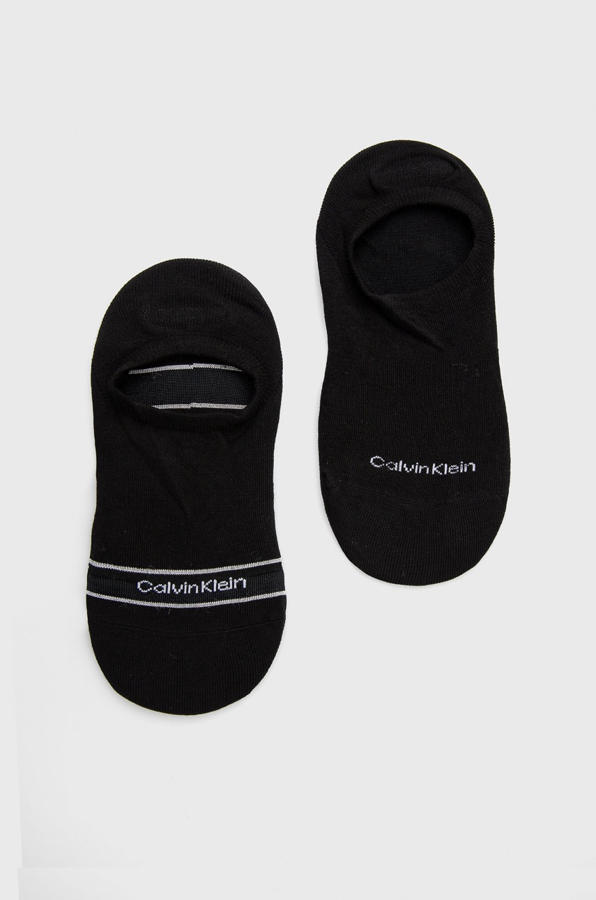 

Чорапи Calvin Klein дамски в черно, Черен
