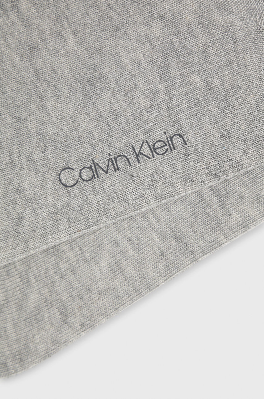 

Носки Calvin Klein женское цвет серый