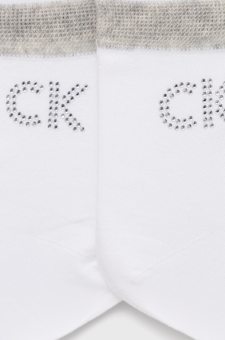 

Носки Calvin Klein женское цвет белый