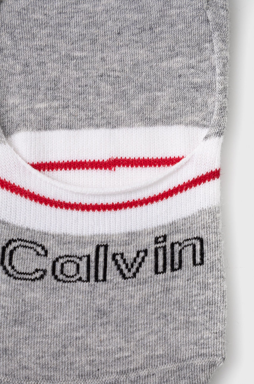 

Носки Calvin Klein женское цвет серый