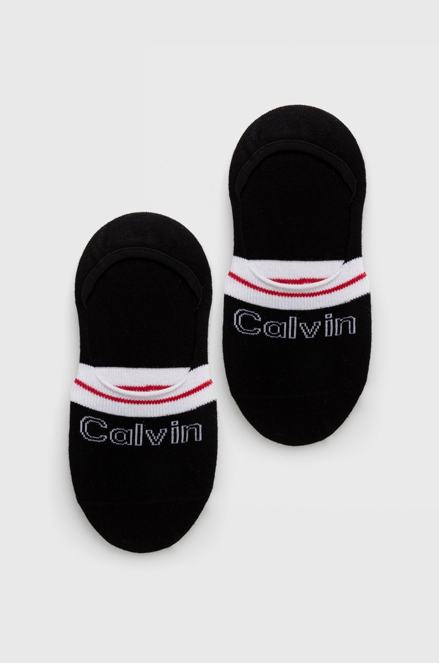 

Чорапи Calvin Klein дамски в черно, Черен