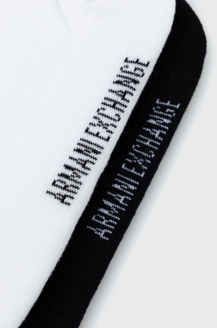 

Шкарпетки Armani Exchange (2-pack) жіночі колір чорний