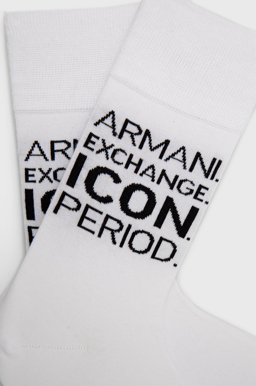 

Носки Armani Exchange женские цвет белый