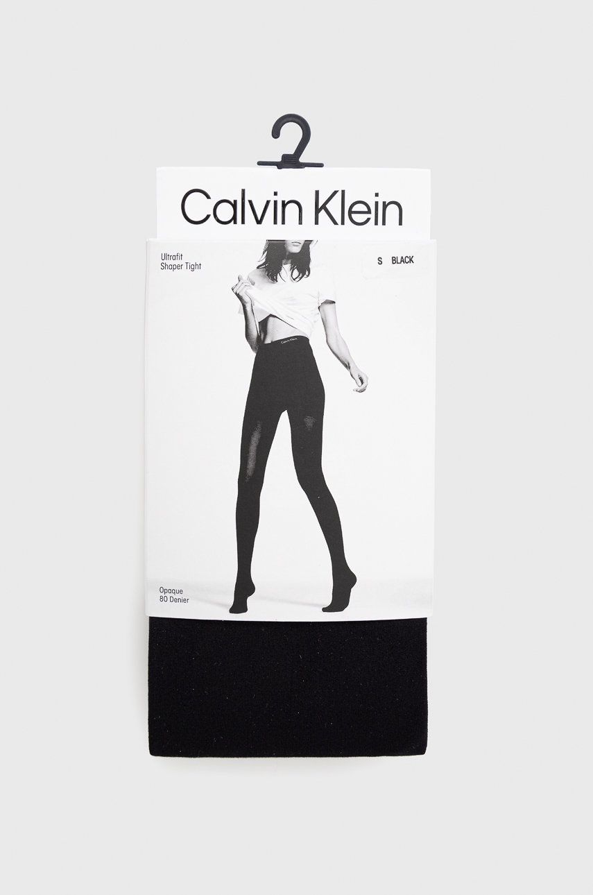 Levně Punčochy Calvin Klein černá barva