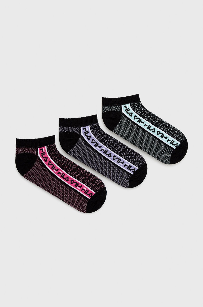 Fila skarpetki (3-pack) damskie kolor czarny