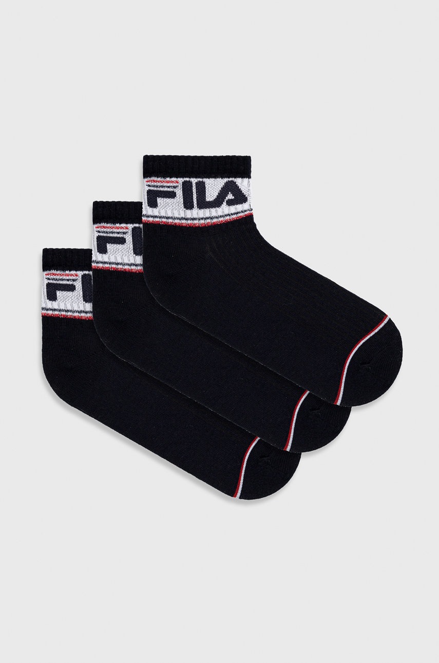 Fila skarpetki (3-pack) damskie kolor granatowy