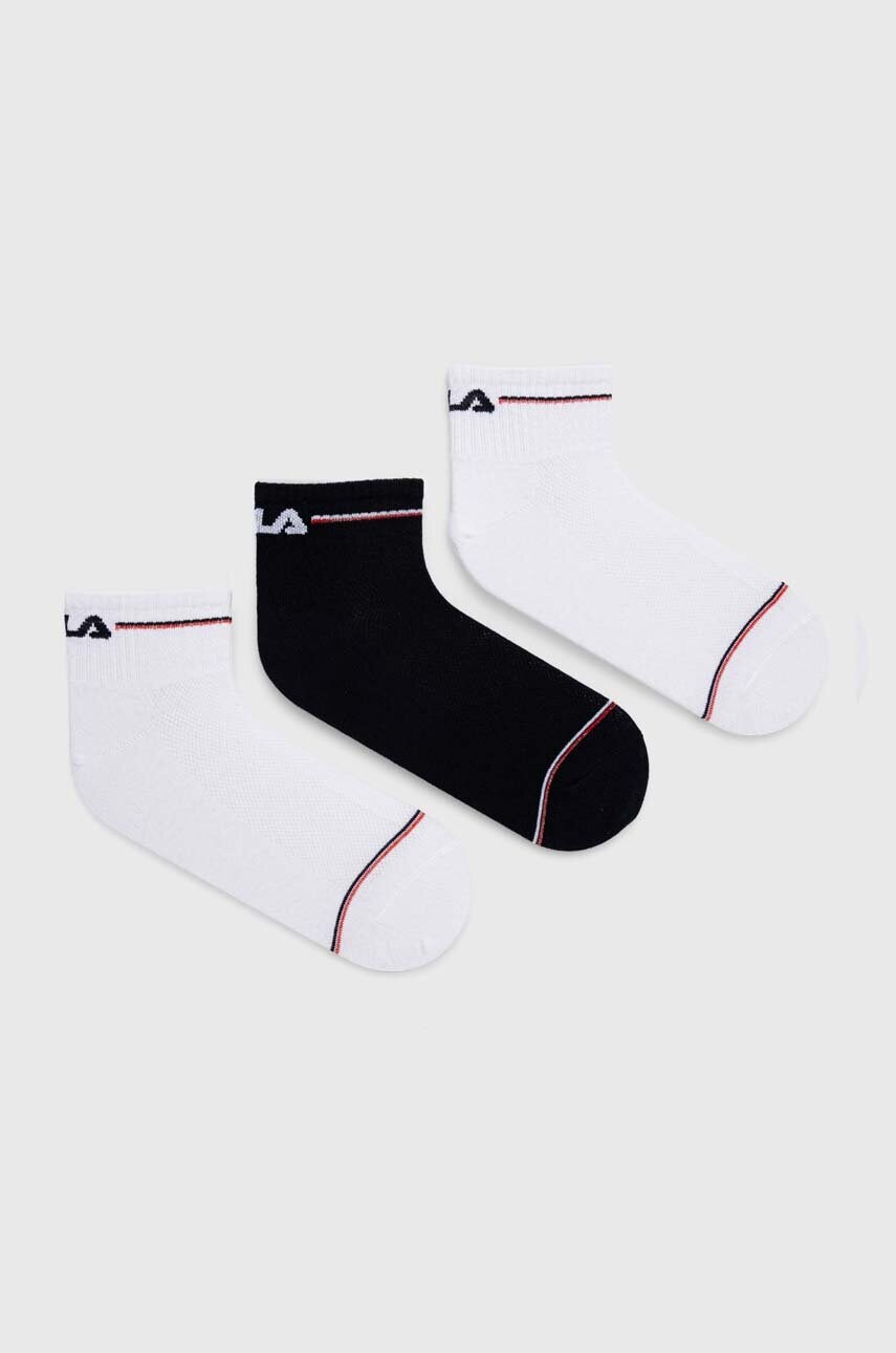 

Шкарпетки Fila 3-pack жіночі колір білий