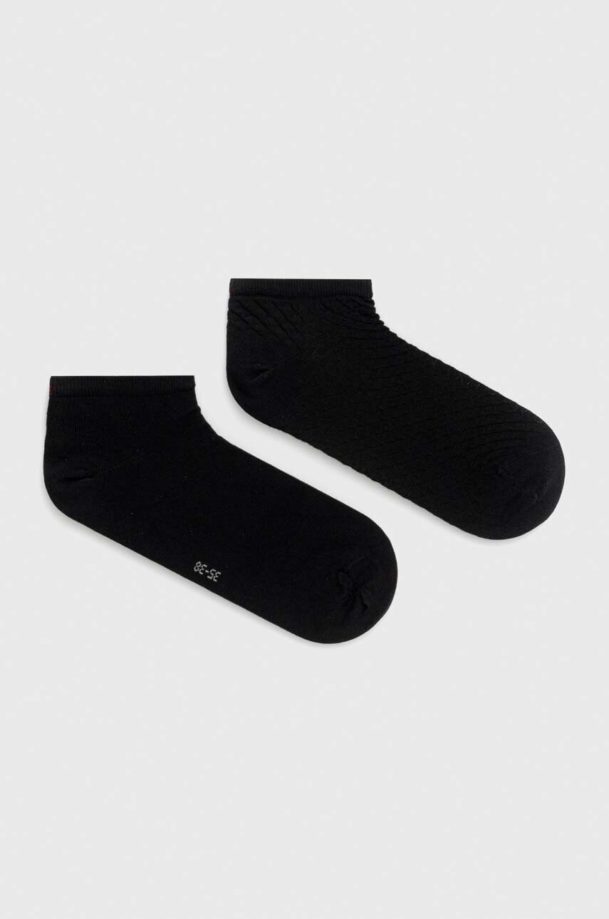 

Шкарпетки Tommy Hilfiger 2-pack жіночі колір чорний