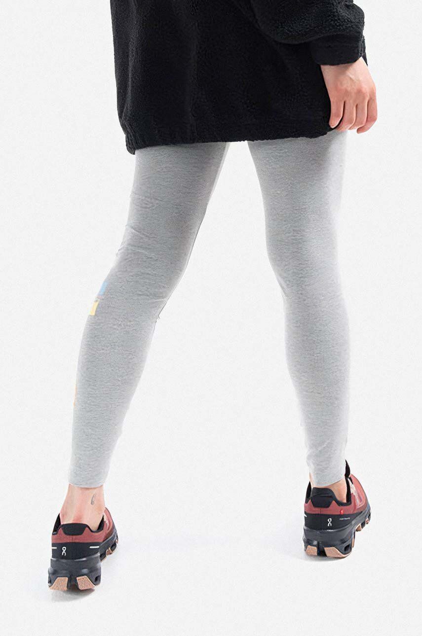 Tajice Ellesse Tilly Legging za žene, boja: siva, s tiskom, SGK13351-grey