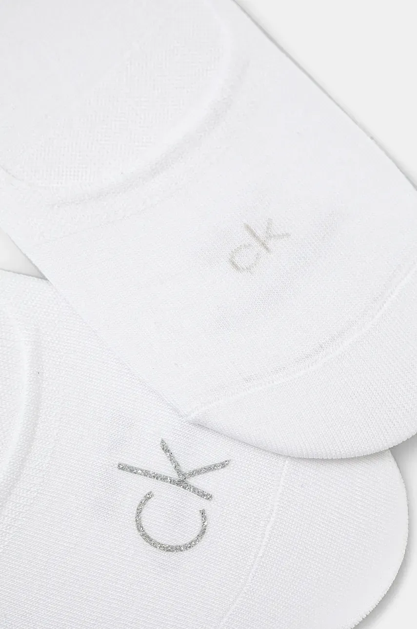 Носки Calvin Klein 2 шт женские цвет белый 701228800 Носки Calvin Klein 2 шт женские цвет белый 701228800