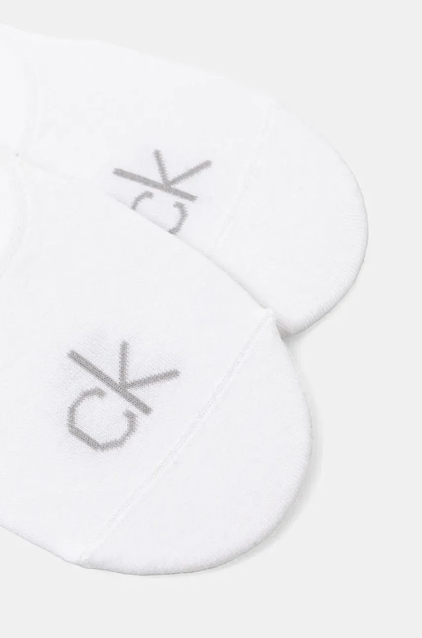 Носки Calvin Klein 2 шт женские цвет белый 701228801 Носки Calvin Klein 2 шт женские цвет белый 701228801