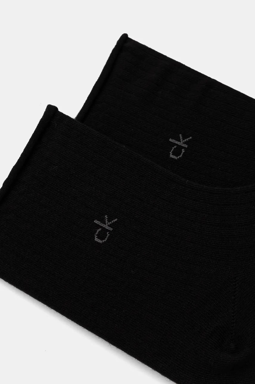 Носки Calvin Klein 2 шт женские цвет чёрный 701229681 Носки Calvin Klein 2 шт женские цвет чёрный 701229681