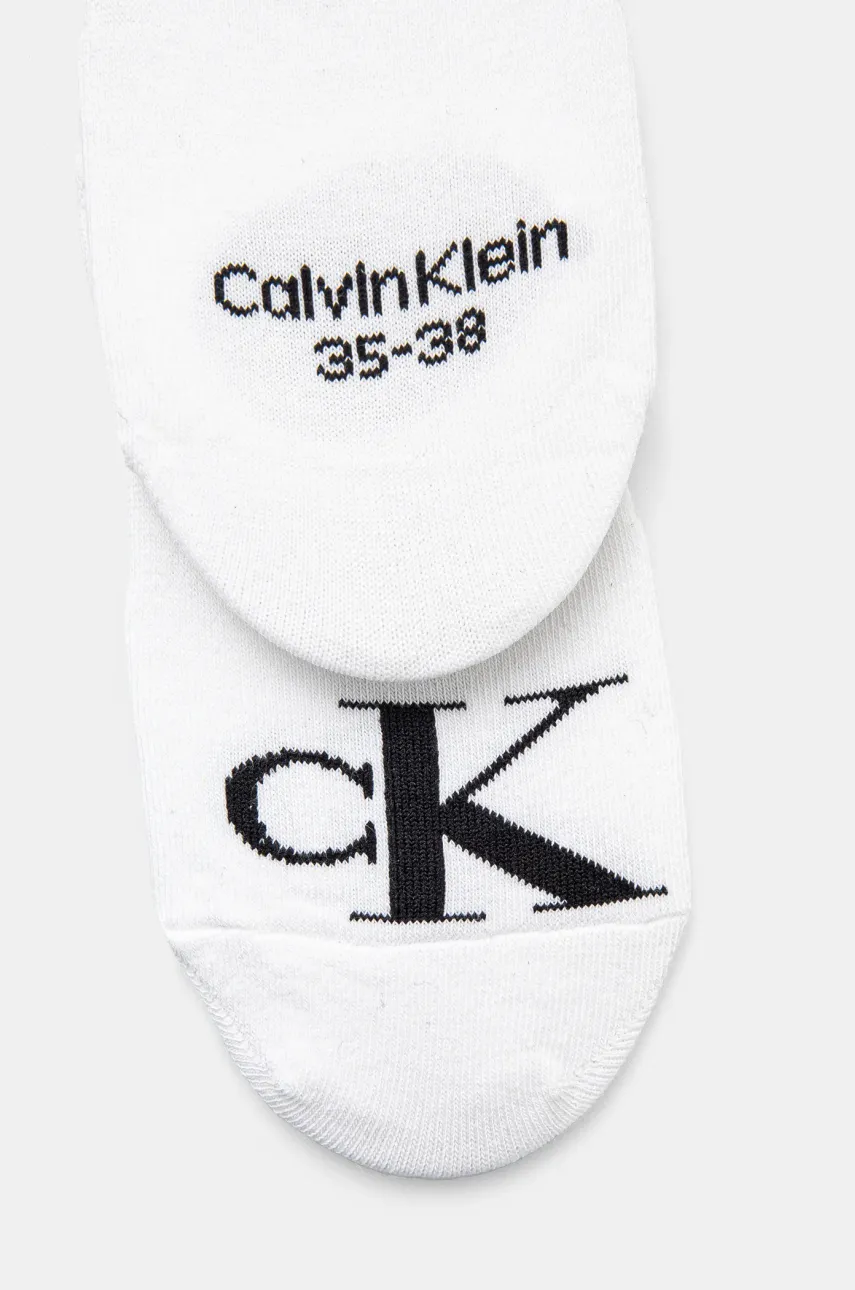 Носки Calvin Klein Jeans 2 шт женские цвет белый 701228817 Носки Calvin Klein Jeans 2 шт женские цвет белый 701228817