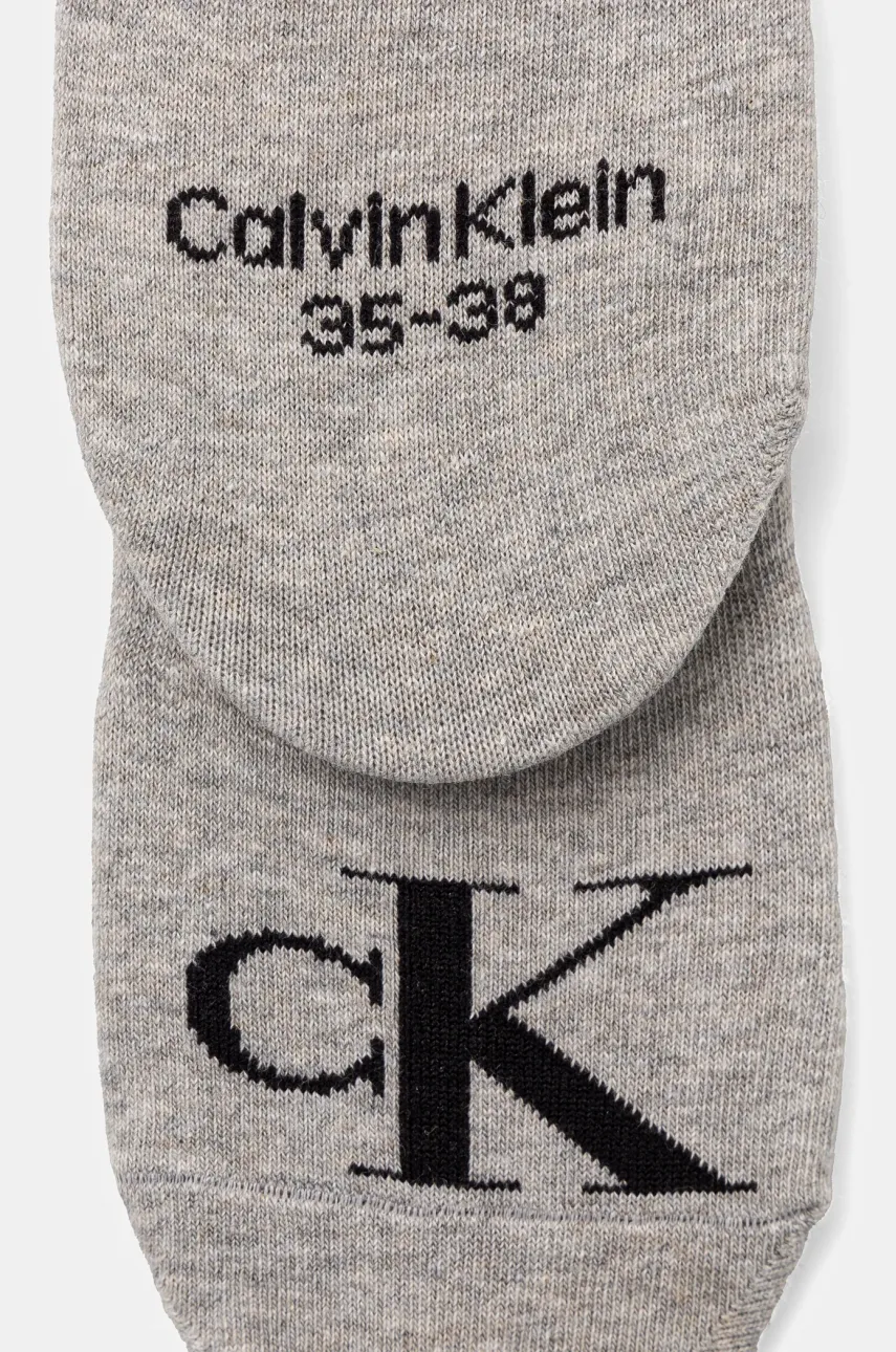 Носки Calvin Klein Jeans 2 шт женские цвет серый 701228817 Носки Calvin Klein Jeans 2 шт женские цвет серый 701228817