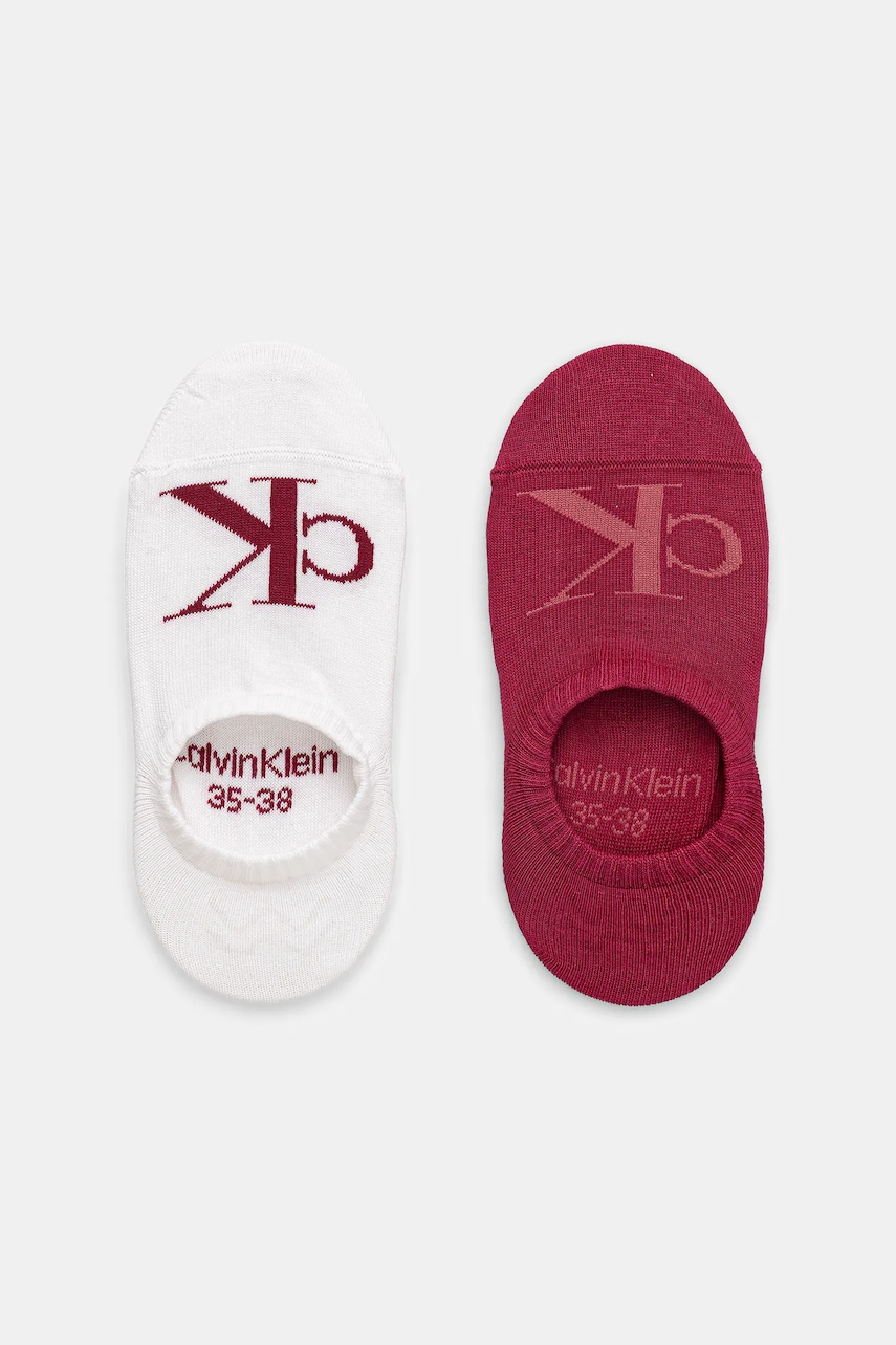 Levně Ponožky Calvin Klein Jeans 2-pack černá barva, 701228817