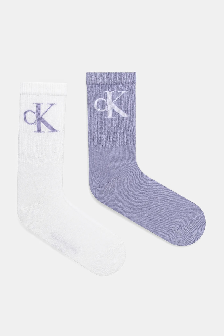 

Чорапи Calvin Klein Jeans (2 чифта) в синьо 701228811, Син