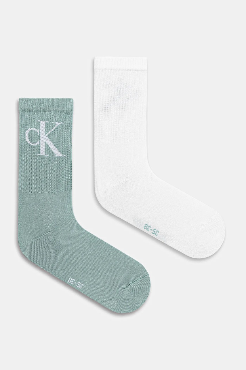 Levně Ponožky Calvin Klein Jeans 2-pack černá barva, 701228811