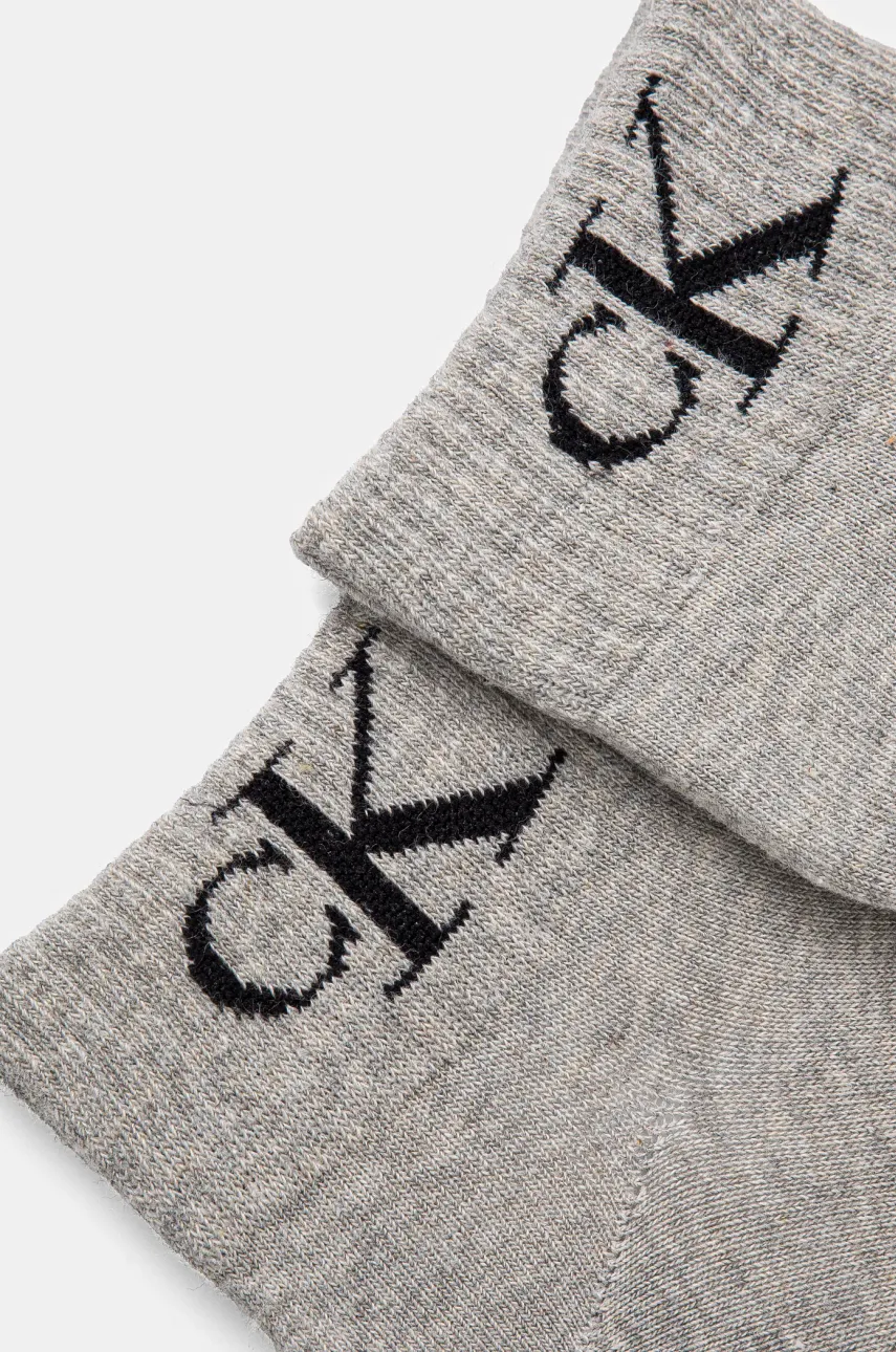 Носки Calvin Klein Jeans 2 шт женские цвет серый 701228813 Носки Calvin Klein Jeans 2 шт женские цвет серый 701228813