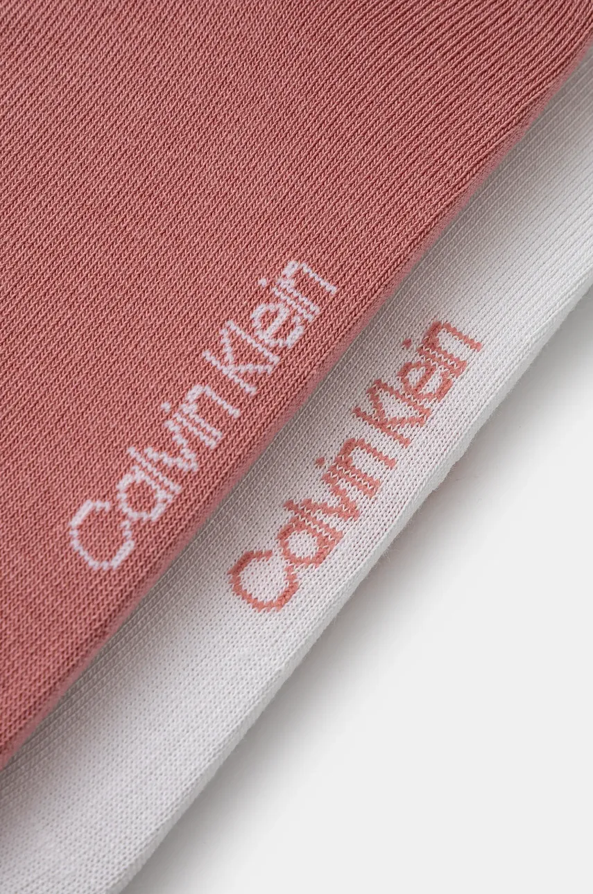 Носки Calvin Klein Jeans 2 шт женские цвет розовый 701228813 Носки Calvin Klein Jeans 2 шт женские цвет розовый 701228813