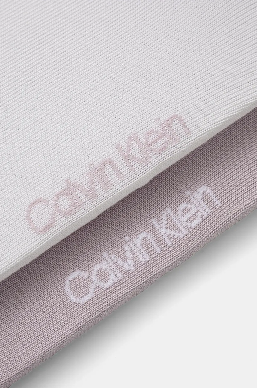 Носки Calvin Klein Jeans 2 шт женские цвет фиолетовый 701228813 Носки Calvin Klein Jeans 2 шт женские цвет фиолетовый 701228813