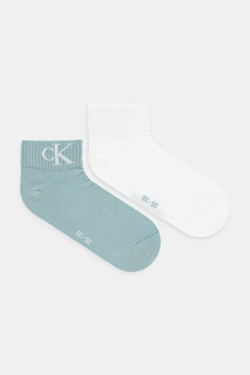 Levně Ponožky Calvin Klein Jeans 2-pack černá barva, 701228813