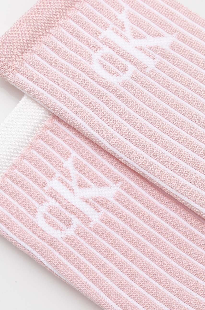 Κάλτσες Calvin Klein Jeans 2-pack χρώμα: ροζ, 701229467 φωτογραφία