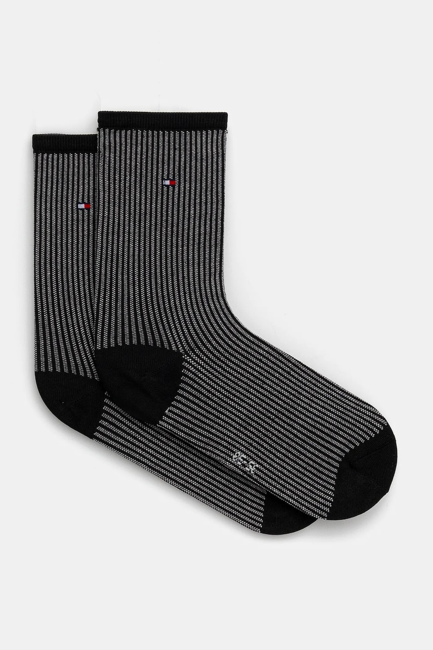 Levně Ponožky Tommy Hilfiger dámské, černá barva, 701229326