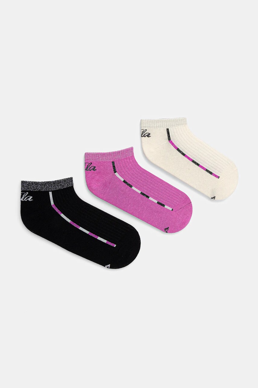 Levně Ponožky Fila 3-pack dámské, béžová barva, F6134