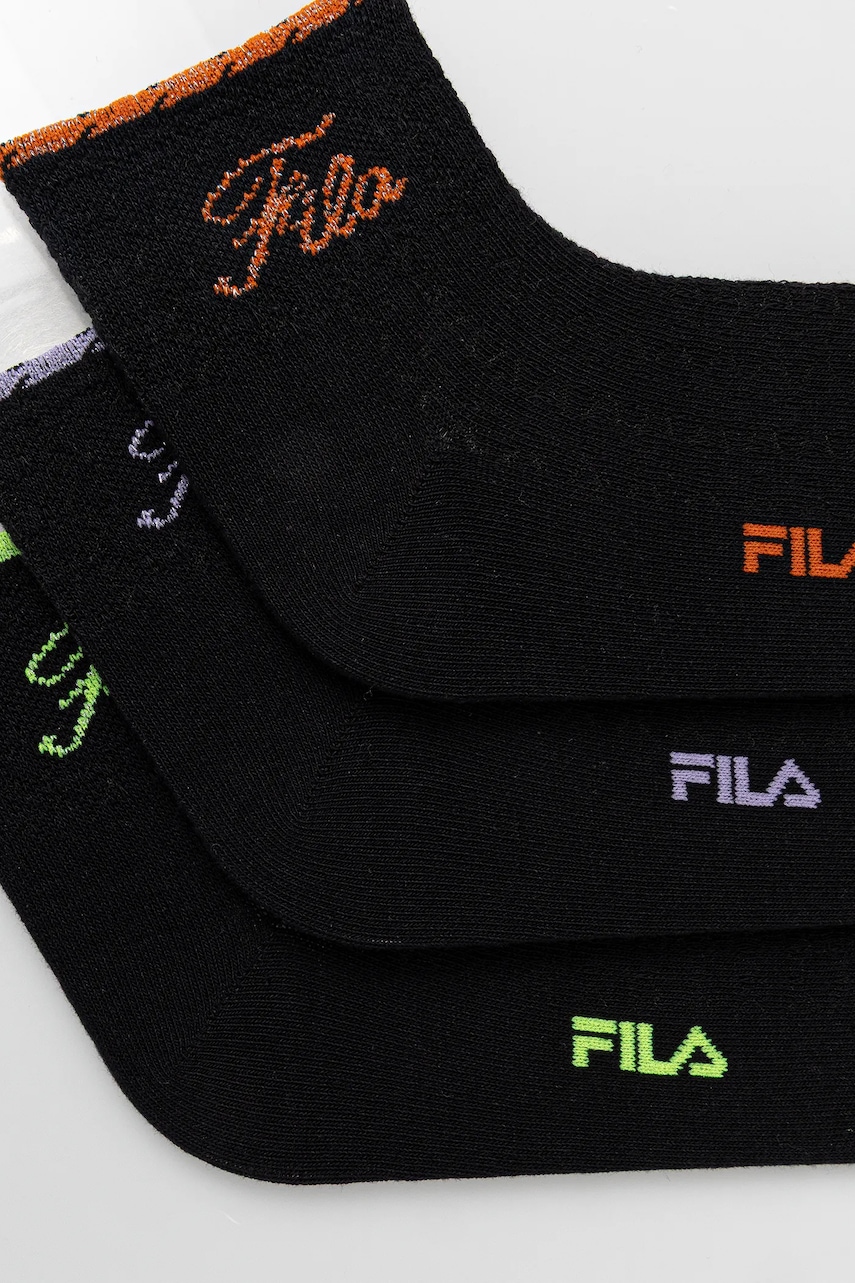 Носки Fila 3 шт цвет чёрный F6787 Носки Fila 3 шт цвет чёрный F6787