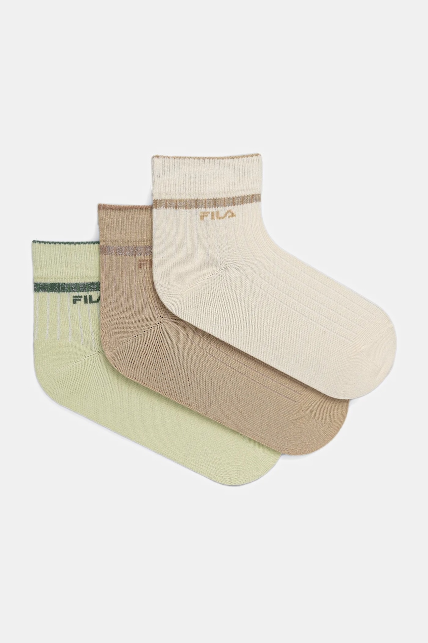 Носки Fila 3 шт цвет бежевый F6797 Носки Fila 3 шт цвет бежевый F6797