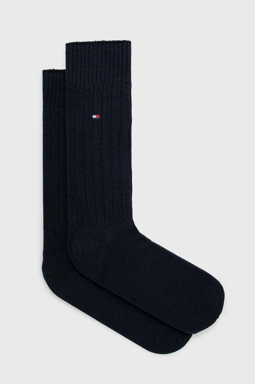 

Чорапи Tommy Hilfiger (2 чифта) дамски в тъмносиньо, Тъмносин