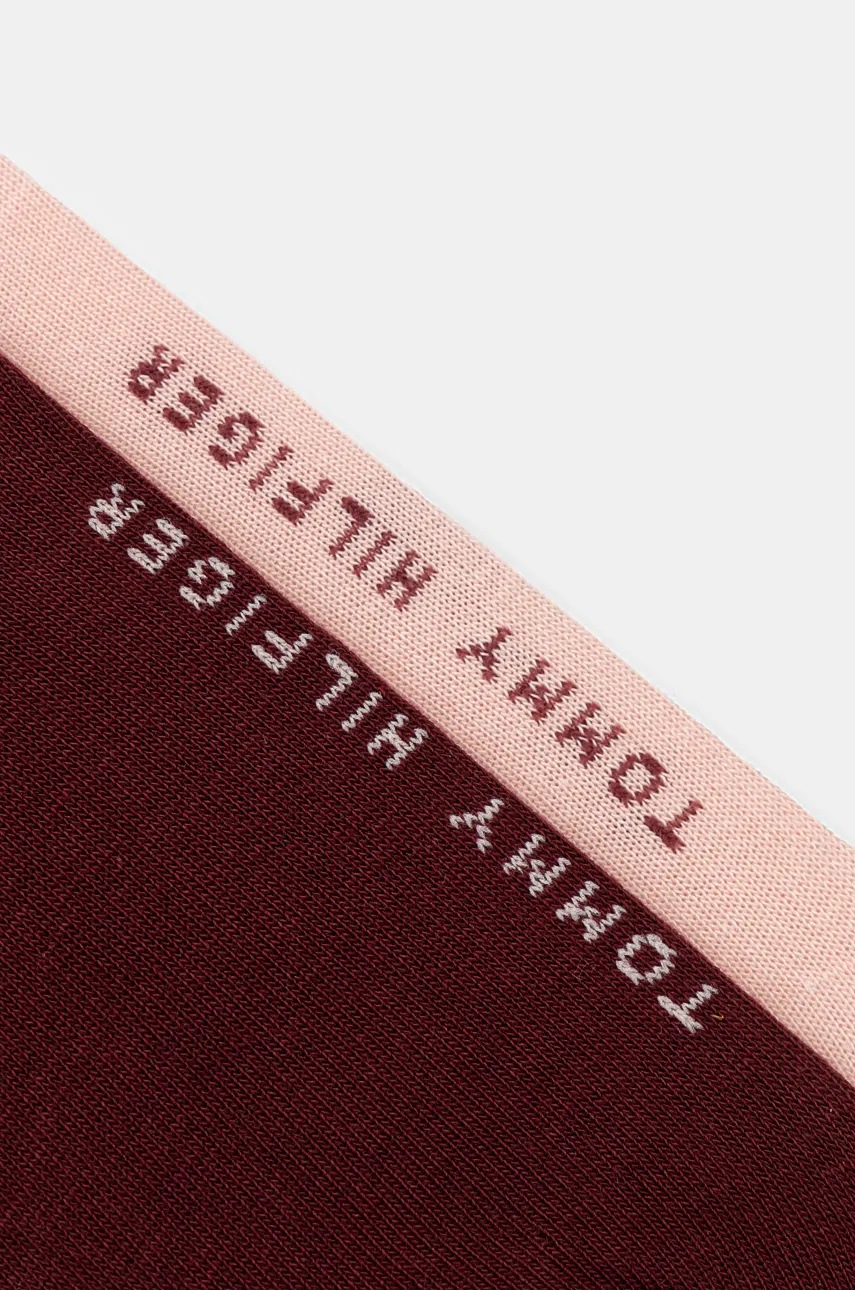 Детские носки Tommy Hilfiger 2 шт цвет розовый 391334 Детские носки Tommy Hilfiger 2 шт цвет розовый 391334