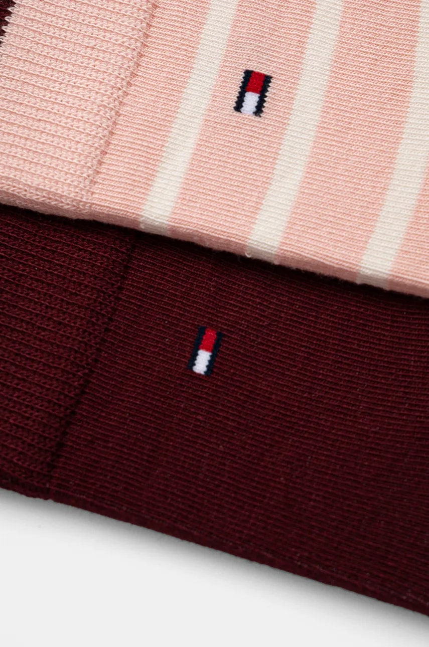 Детские носки Tommy Hilfiger цвет бордовый 701229939 Детские носки Tommy Hilfiger цвет бордовый 701229939