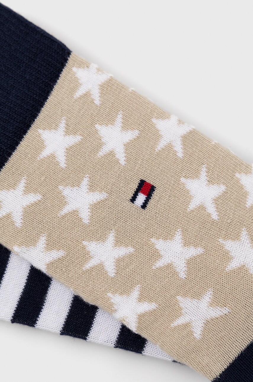 

Дитячі шкарпетки Tommy Hilfiger колір бежевий