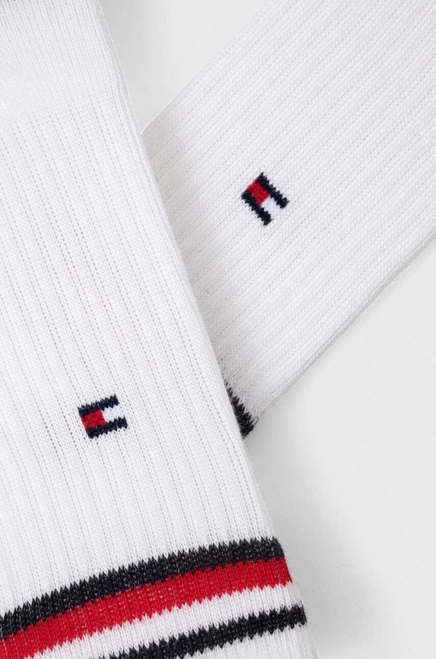Дитячі шкарпетки Tommy Hilfiger 2-pack колір білий
