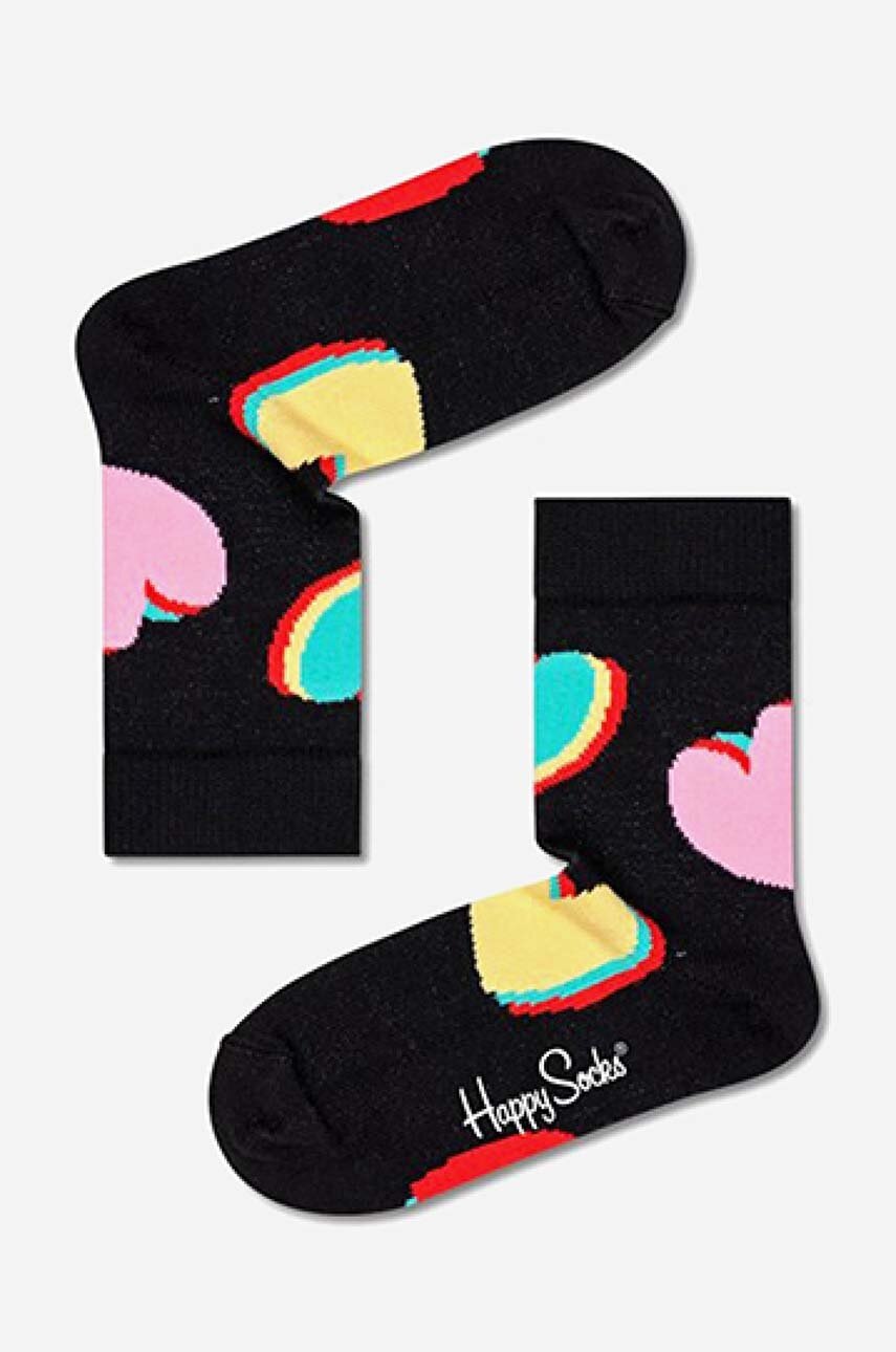 

Детские носки Happy Socks My Valentine цвет чёрный