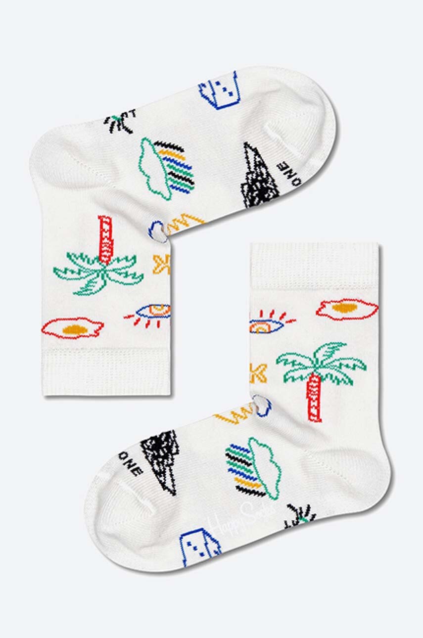 

Дитячі шкарпетки Happy Socks Good Times колір бежевий