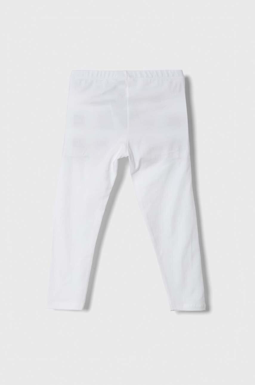 Детские леггинсы United Colors of Benetton цвет белый меланж