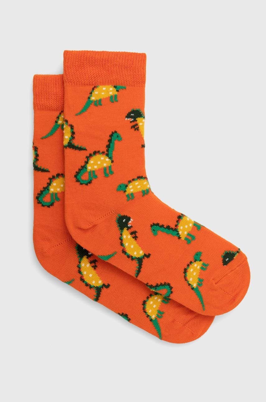 

Дитячі шкарпетки Happy Socks колір помаранчевий