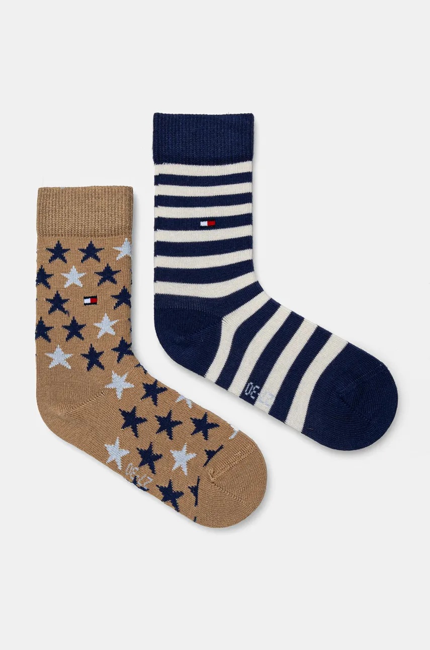 

Детски чорапи Tommy Hilfiger (2 чифта) в кафяво 100000816, Кафяв