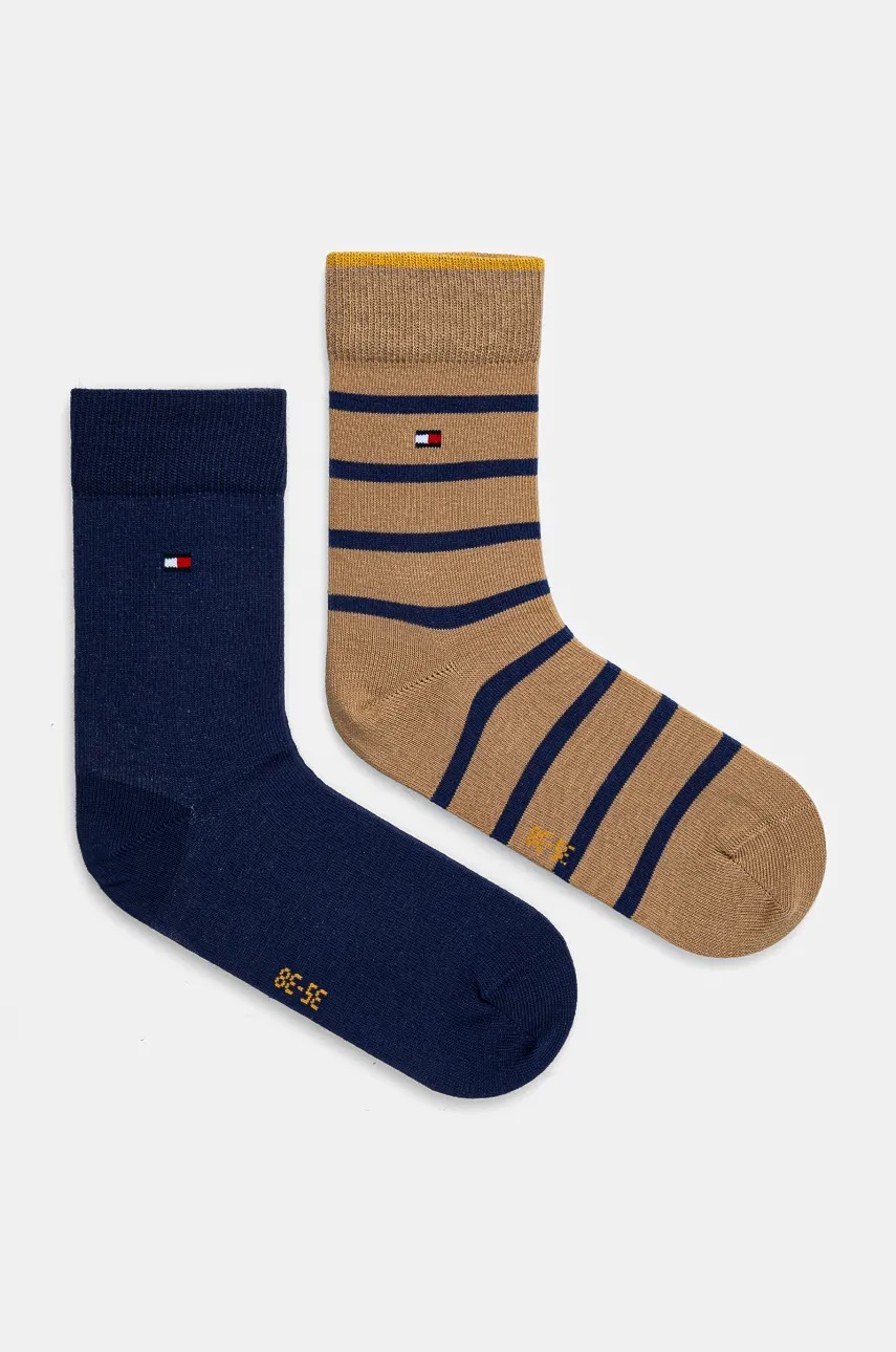 

Чорапи Tommy Hilfiger (2 чифта) в кафяво 701229939, Кафяв