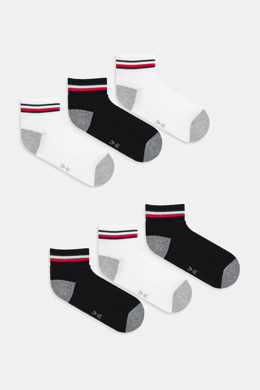 Levně Dětské ponožky Tommy Hilfiger 6-pack bílá barva, 701220492