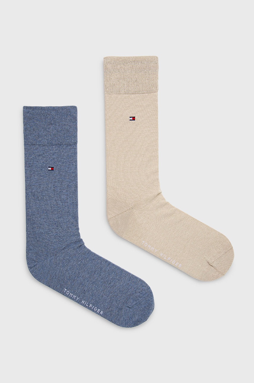 

Чорапи Tommy Hilfiger (2 чифта) мъжки в лилаво, Виолетов