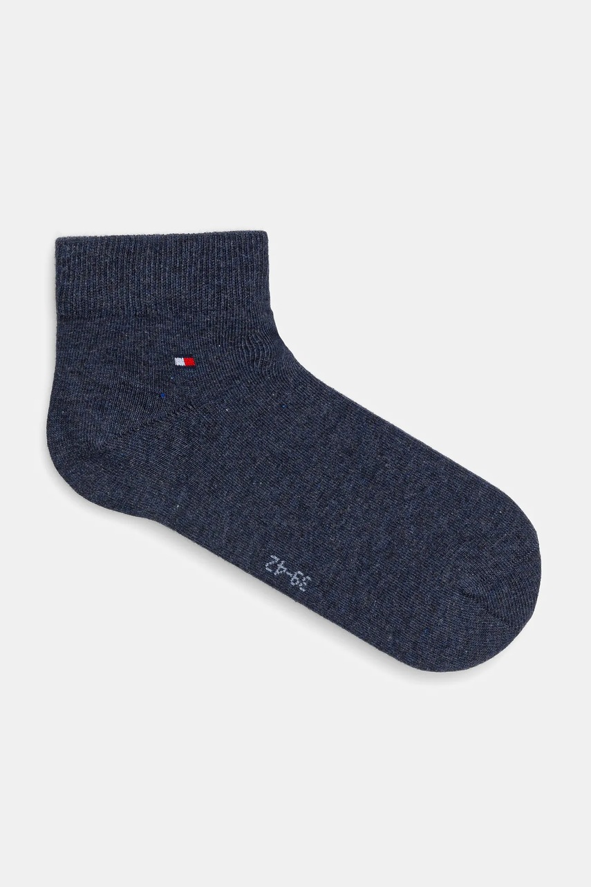 Levně Ponožky Tommy Hilfiger 2-pack pánské, fialová barva, 342025001