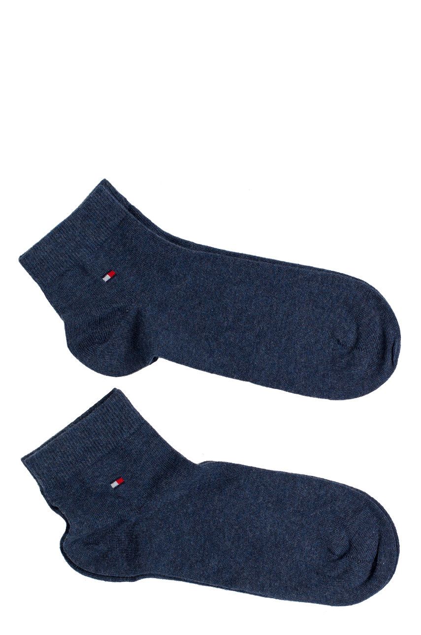 Levně Ponožky Tommy Hilfiger 2-pack pánské, fialová barva