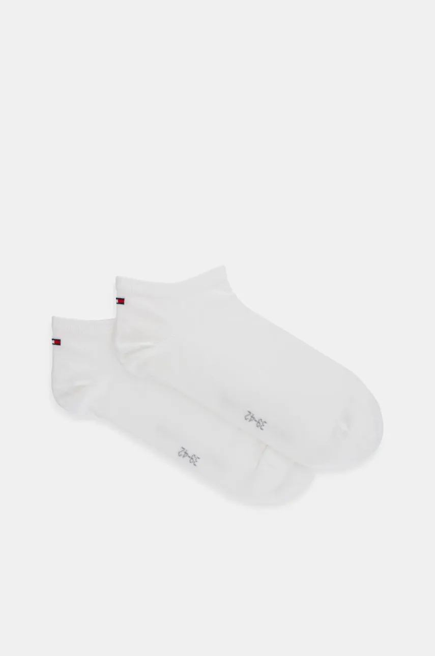Ponožky Tommy Hilfiger 2-pack pánské, bílá barva, 342023001