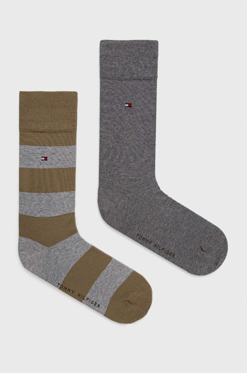 

Шкарпетки Tommy Hilfiger (2-pack) чоловічі колір зелений