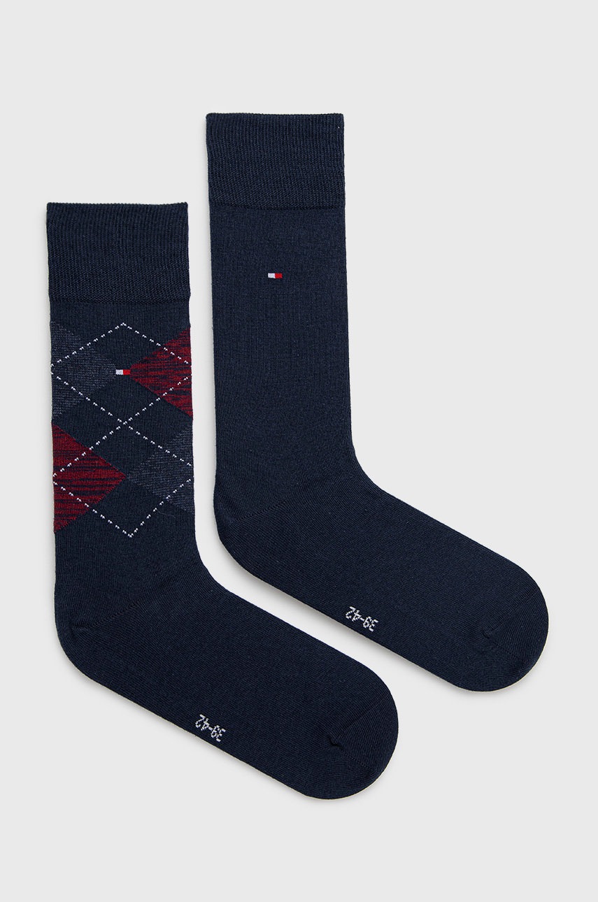

Чорапи Tommy Hilfiger (2 чифта) в тъмносиньо, Тъмносин