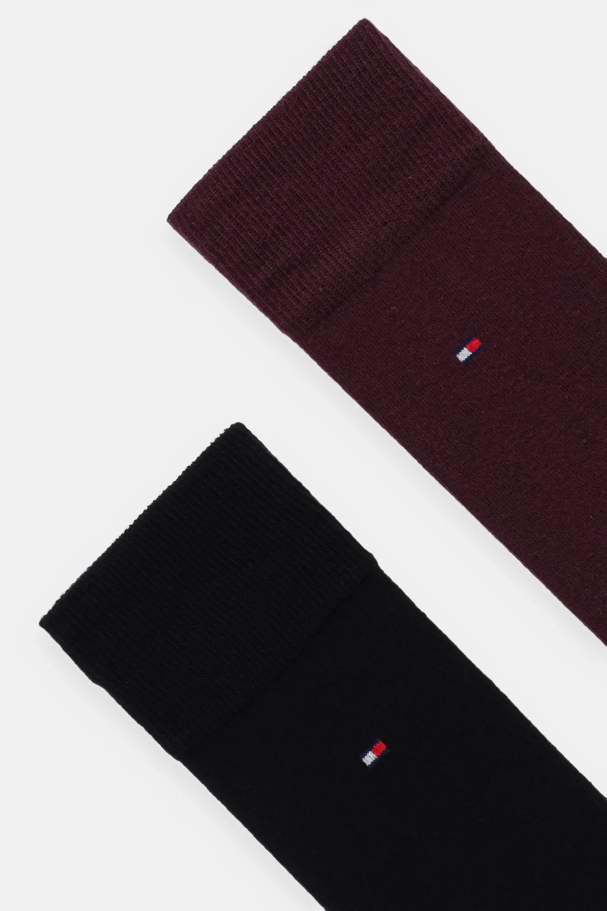 Носки Tommy Hilfiger 2 шт цвет бордовый 371112